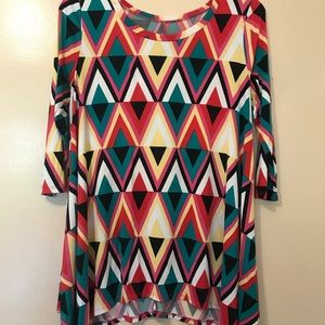 Shark bite design tunic